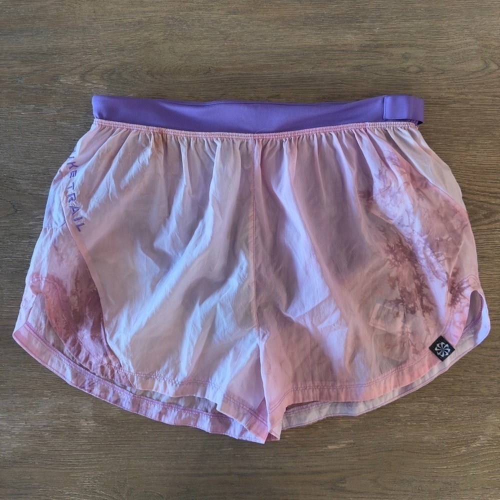 NEW Nike Women's Trail Repel Mid-Rise 3" Inseam Brief-Lined Running Shorts-Sz M